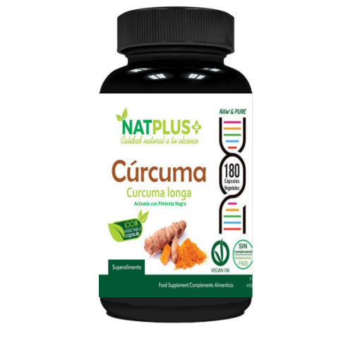 curcuma activada con pimienta 180 cápsulas