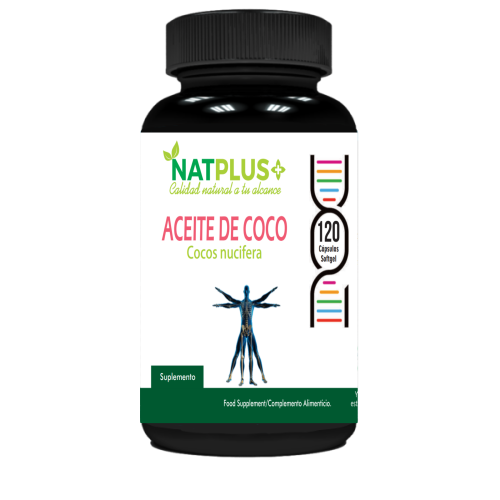 Aceite De Coco 120 Capsulas Softgel