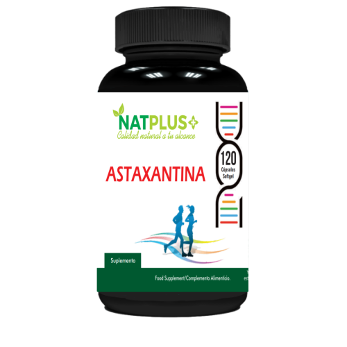 Astaxantina 120 Cápsulas Softgel (blandas) de 500mg